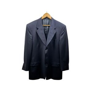 Santorelli‎ Roma Men's Blazer Sport Coat Navy 44R Pure Wool Business Core Italy